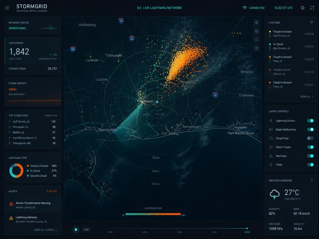 Weather intelligence map used to plan port operations